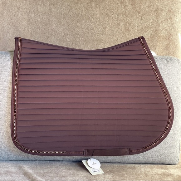 Kentucky Wellington Pearl jump saddle pad brown - Picture 10 of 15